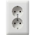 GIRA - GIR078203 SCHUKO 2f Vollpl. f. Geratedose 1,5f Sta