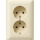 GIRA GGI078801 SCHUKO 2f Vollpl. o.Kr. STK Standard 55
