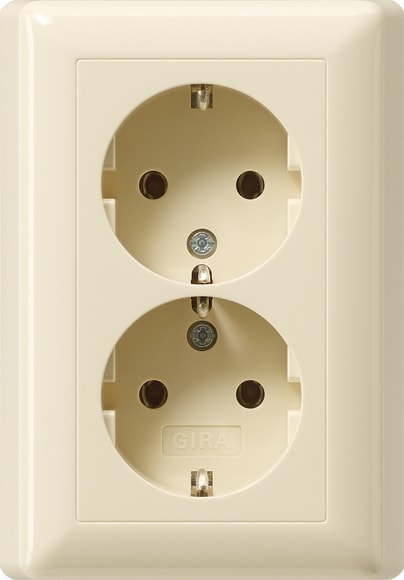 GIRA - GGI078801 SCHUKO 2f Vollpl. o.Kr. STK Standard 55