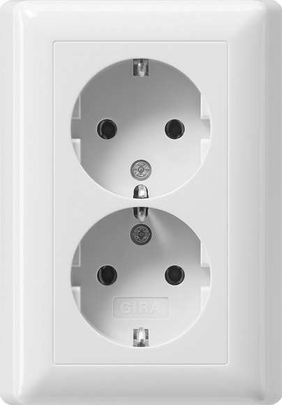 GIRA - GGI078803 DOP.SCHUKO P.CPL. S./GRAFFA MI GIRA STAN