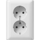 GIRA GGI078803 SCHUKO 2f Vollpl. o.Kr. STK Standard 55