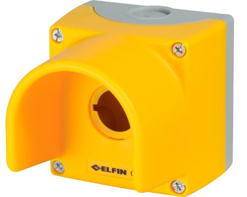 NEW ELFIN SRL - NEW080CA0808-6GP1E CASSETTA 85X85X60 COP.GIALLO ESTESO