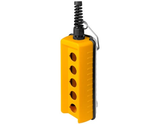 NEW ELFIN SRL - NEW080R200-GP5 PULS.REMOTA 200MM GIALLA 5 FORI