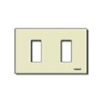 VIMAR SPA - VIW08636.A PLACCA 2M RESINA SCATTO AVORIO