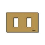 VIMAR SPA - VIW08636.BR PLACCA 2M ALLUM. SCATTO BRONZO