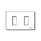 VIMAR SPA - VIW08636.Z PLACCA 2M RESINA SCATTO BIANCO