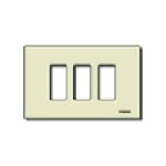 VIMAR SPA - VIW08637.A PLACCA 3M RESINA SCATTO AVORIO