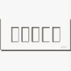 VIMAR SPA - VIW08639.A Placca 5M resina scatto avorio