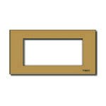 VIMAR SPA - VIW08658.BR PLACCA 4MSP ALLUM. SCATTO BRONZO