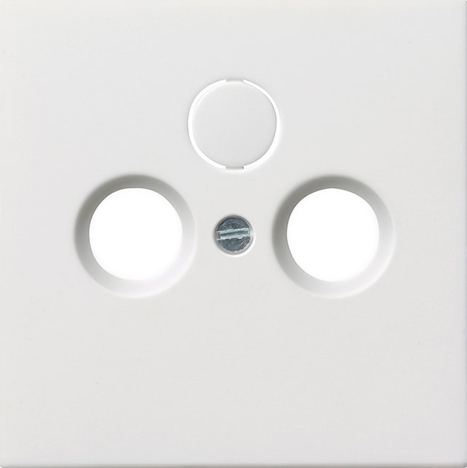 GIRA GIR0869112 Abd. Koaxial-Antennensteckd. Flachenscha