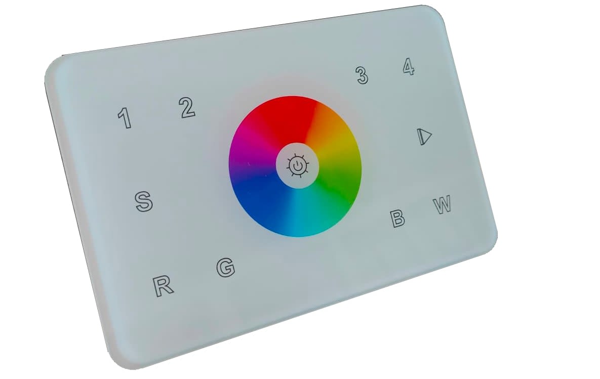 ELCOM SRL - EOW09330 CONTROLLER TOUCH+DMX512 RGBW 4CH 12/24V