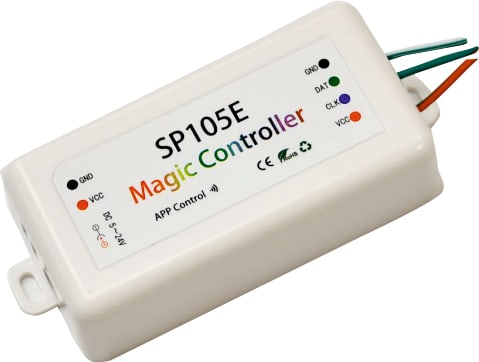 ELCOM SRL - EOW09347 CONTROLLER STRIP PIXEL RGB+W 5/12V