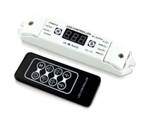 ELCOM SRL - EOW09349 CONTROLLER RC PIXEL LED 5/12V 10A MAX.