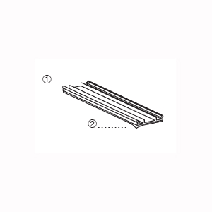 GRAFOPLAST SRL GRASIT0B15/MT BINARIO ADESIVO NERO 1000X15 MM 35 PZ