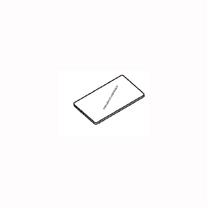 GRAFOPLAST SRL GRASIT0V03 VETRINO PER PORTATARGA 70X17MM 96 PZ