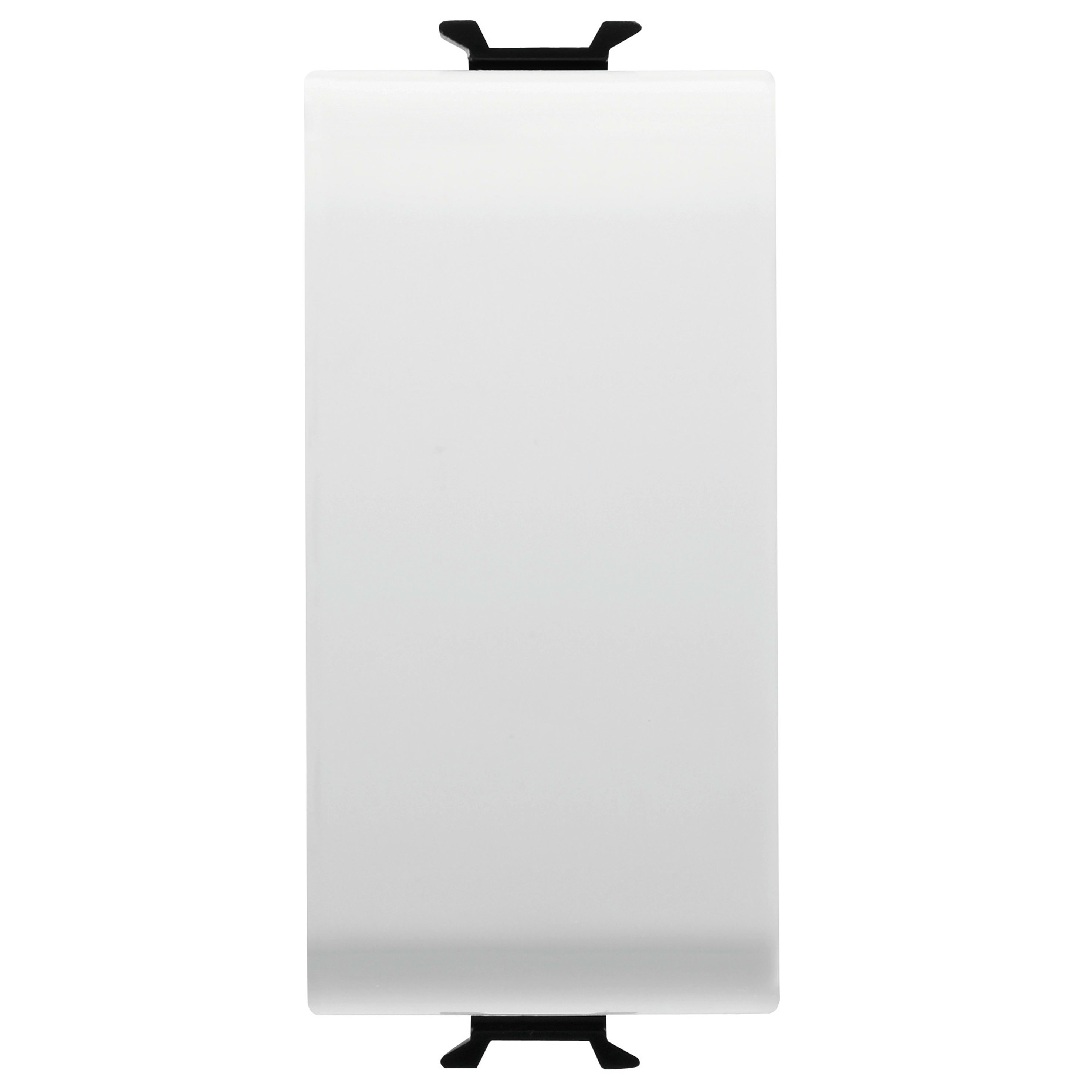 GEWISS - GEWGW10137AB PULSANTE UNIPOLARE 250V ac - NC 16A - TASTO NEUTRO - 1 MODULO - BIANCO LUCIDO - ANTIBATTERICO - CHORUSMART