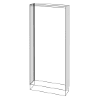 GEWISS - GEWGWD3090 COPPIA DI PANNELLI LATERALI AREATI - QUADRO DA PAVIMENTO - QDX 630 L - 1800x300MM