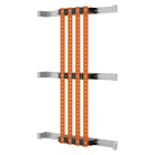 GEWISS - GEWGWD3726 COPPIA DI PORTABARRE - PER BARRE PIATTE 30x10 - 630A - PER STRUTTURE P=400 - STRUTTURA B=850 - PER QDX 630H