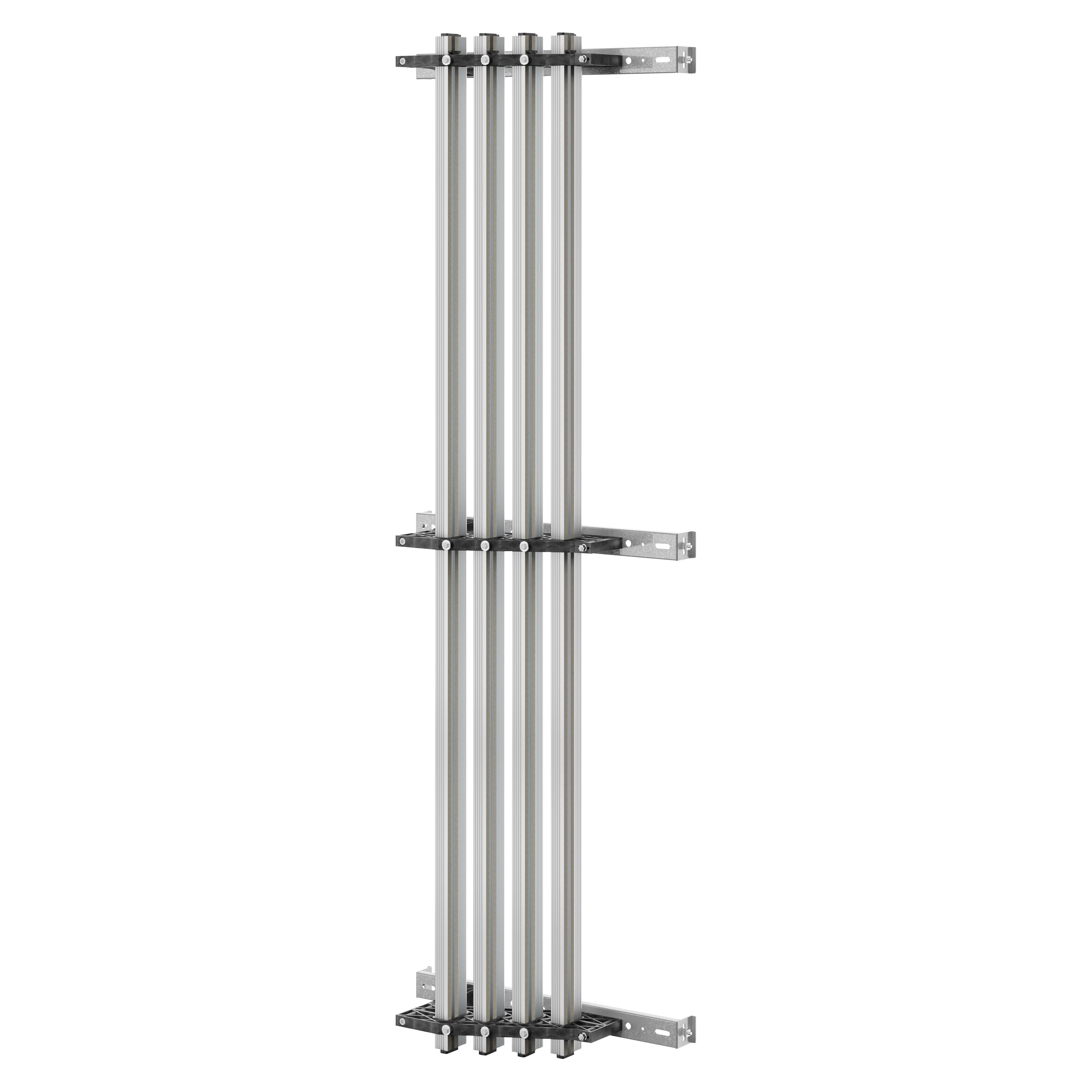 GEWISS - GEWGWD3756 COPPIA DI PORTABARRE - PER BARRE SAGOMATE IN ALLUMINIO - 1250 -1600A - PER STRUTTURE P=600-800 - STRUTTURA B=600 - PER QDX 1600H