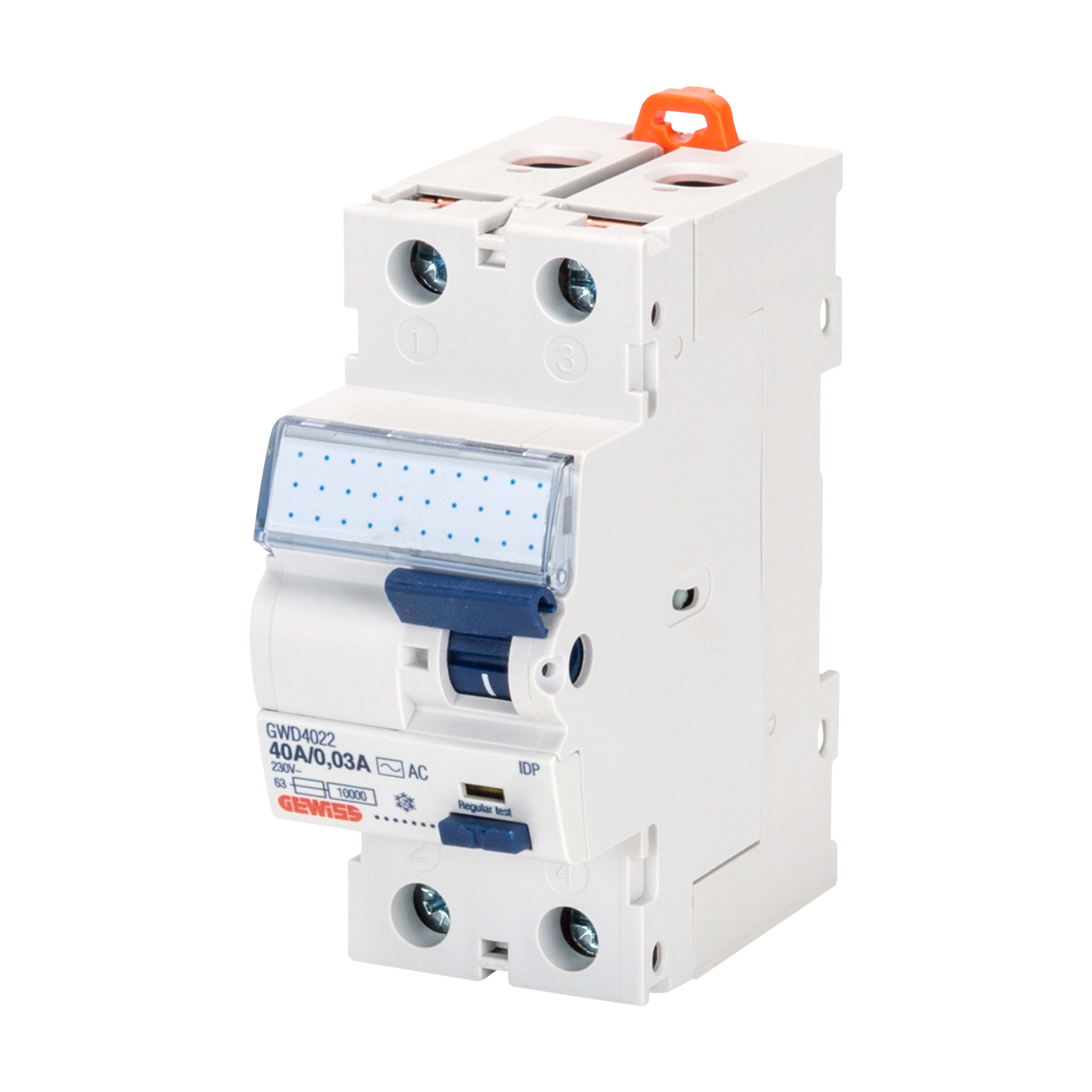GEWISS GEWGWD4012MA INT.DIFF.PURO 2P 25A A/0,03 2M 110V