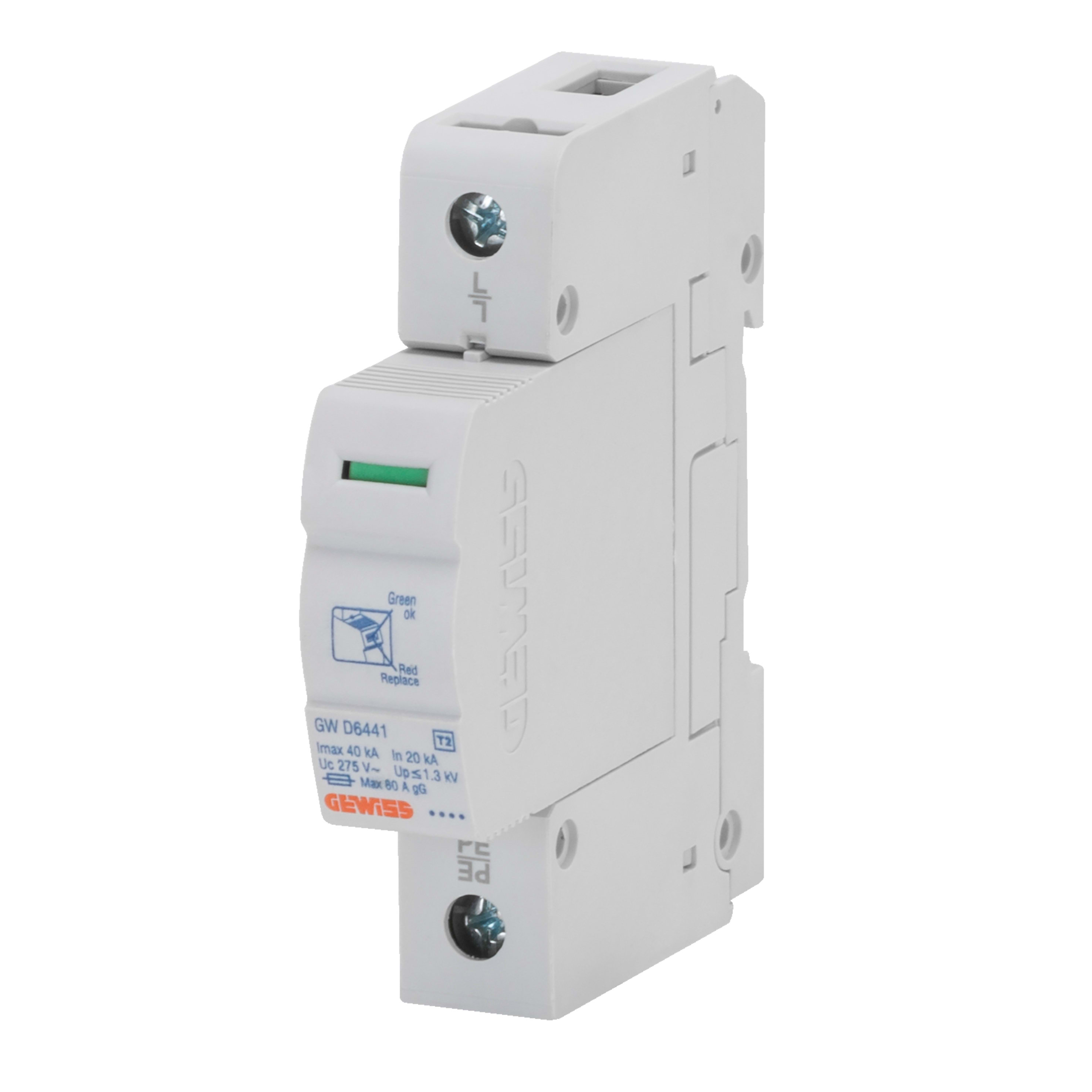 GEWISS - GEWGWD6413 LST - SCARICATORE 1P 40KA 400V T2