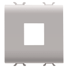 GEWISS - GEWGW13433 ADATTATORE PREDISPOSTO PER LALLOGGIAMENTO DI CONNETTORI DATI - TIPO AMP/KEYSTONE JACK - 2 MODULI - NATURAL BEIGE SATINATO - CHORUSMART