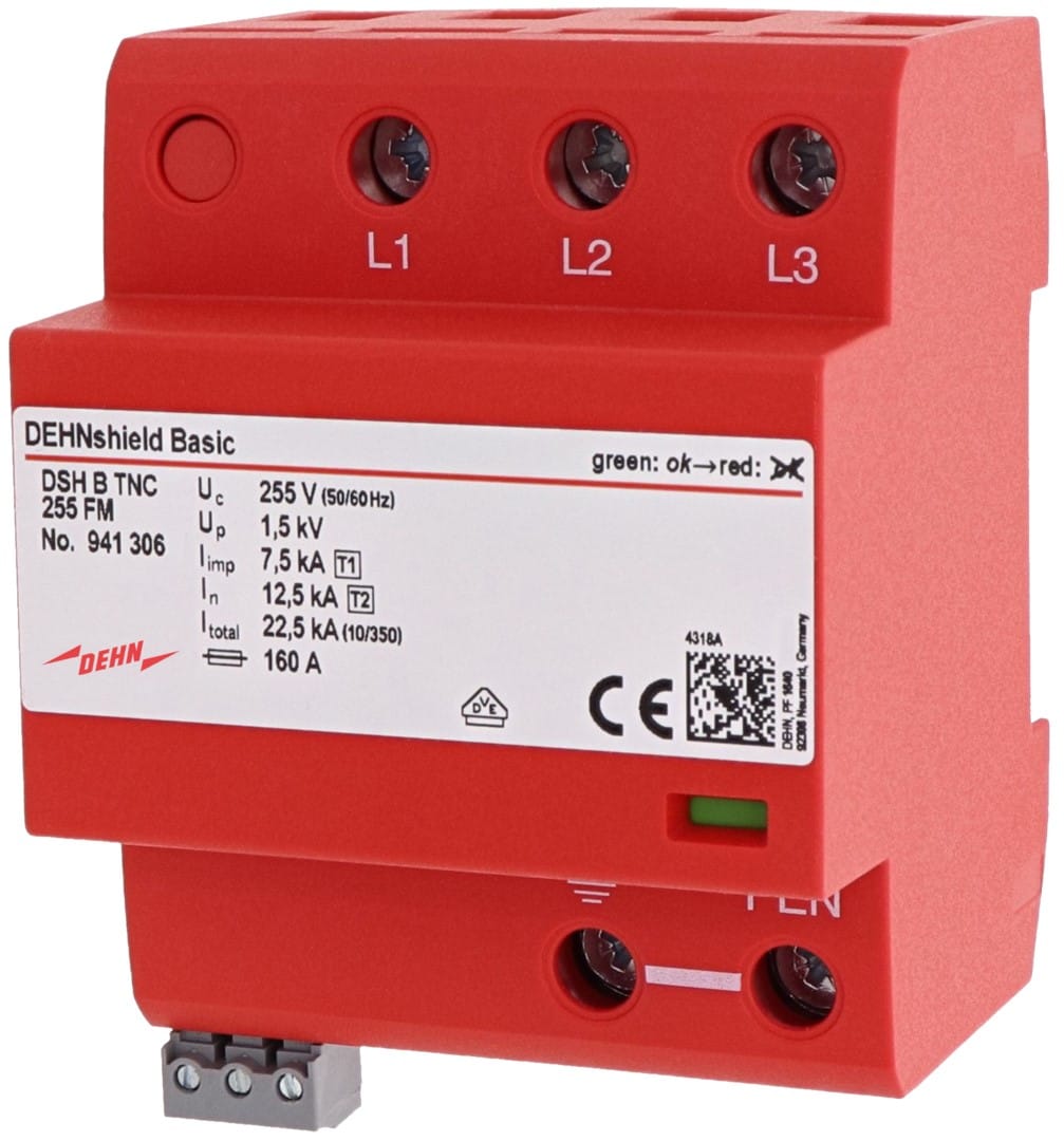DEHN ITALIA SPA DEH941306 SPD T1+2 BASIC 3P MONOBLOCCO CON CONTATT