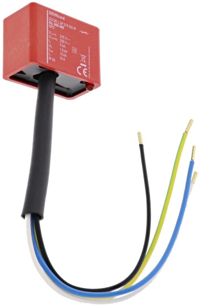 DEHN ITALIA SPA DEH900448 SPD T2 1P+N LED DCOR L 2P 275 SO IP