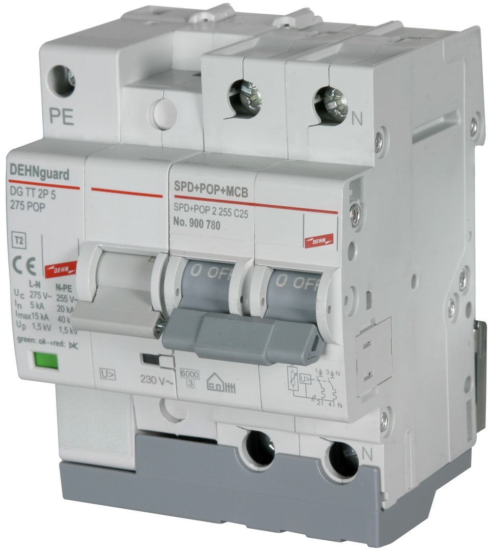 DEHN ITALIA SPA DEH900780 POP+MCB+SPD 2 255 C25
