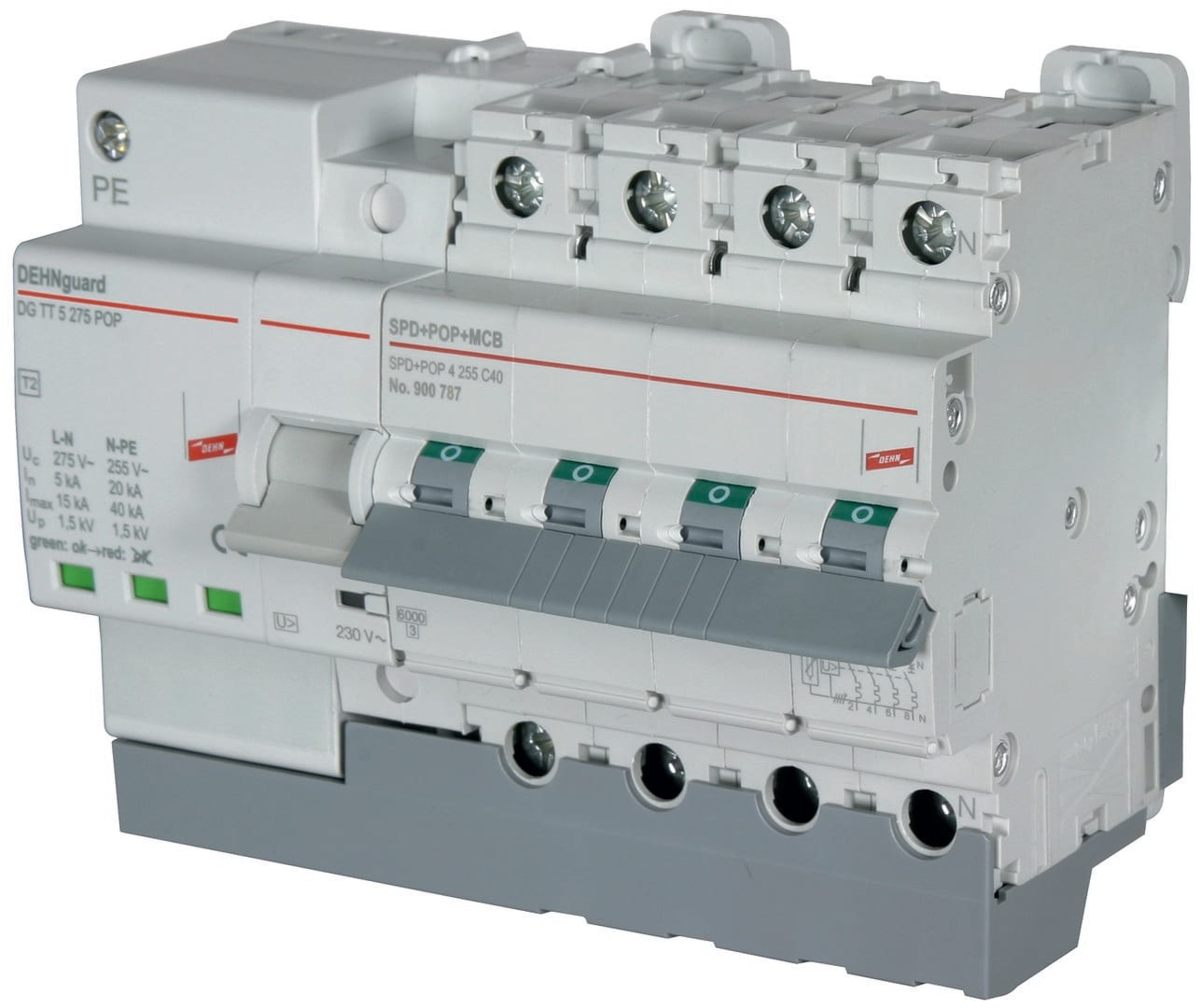 DEHN ITALIA SPA DEH900787 POP+MCB+SPD 4 255 C40