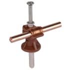 DEHN ITALIA SPA - DEH250007 Leitungshalter Cu-K-braun