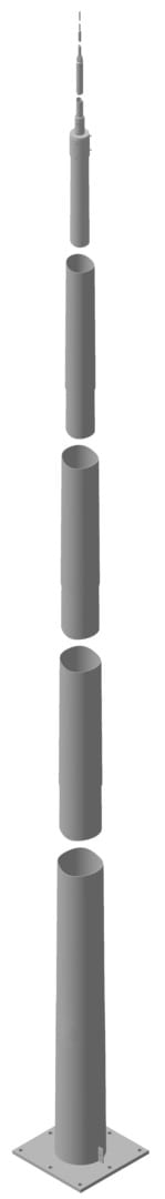 DEHN ITALIA SPA DEH103025 PALO DI CAPTAZIONE COMPONIBILE 24,35 M