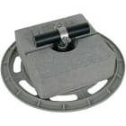 DEHN ITALIA SPA - DEH253333 STAFFA PORTAF.X TETTI CON PIASTRA BASE