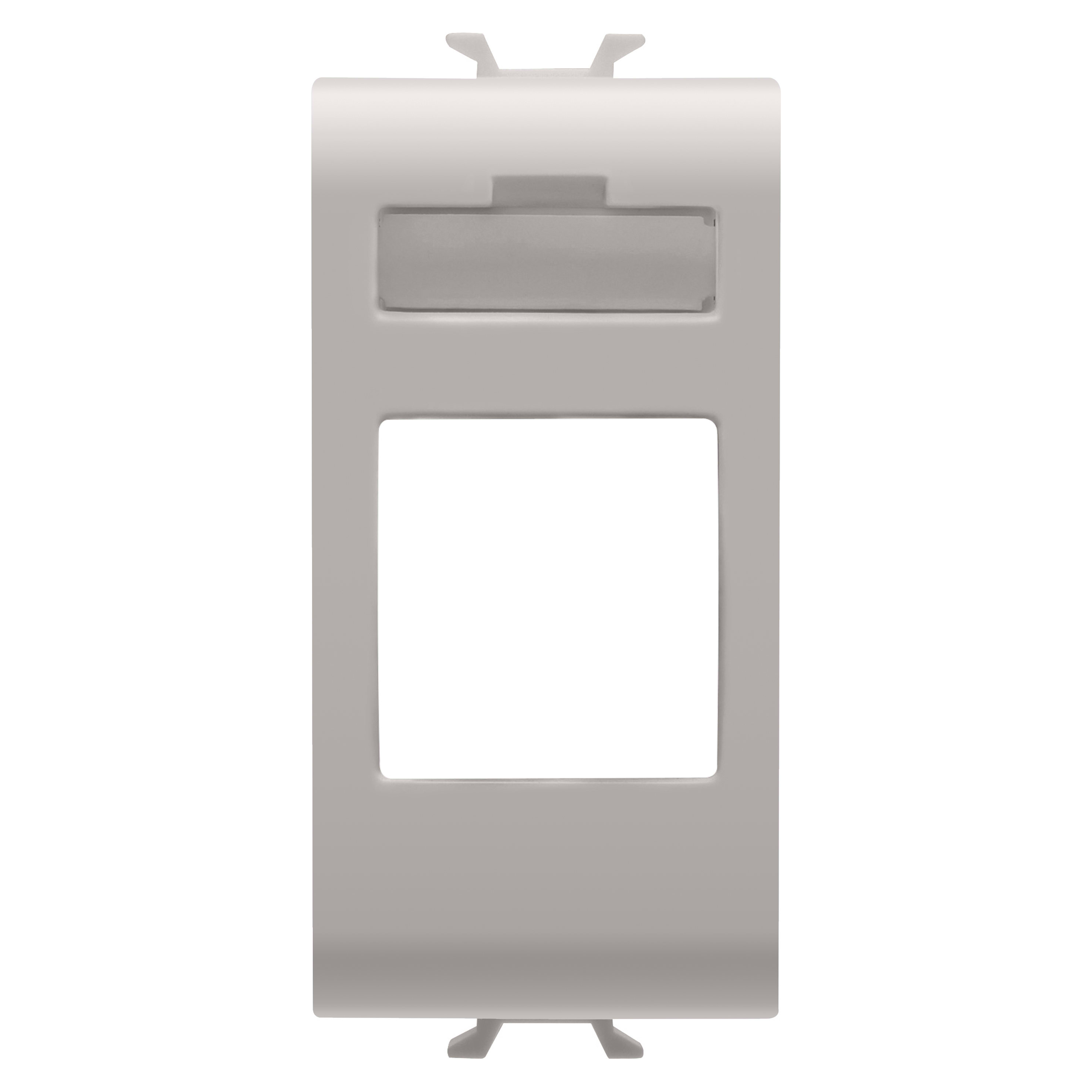 GEWISS - GEWGW13438 ADATTATORE PREDISPOSTO PER LALLOGGIAMENTO DI CONNETTORI DATI - TIPO SYSTIMAX COMMSCOPE - 1 MODULO - NATURAL BEIGE SATINATO - CHORUSMART