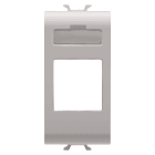 GEWISS - GEWGW13438 ADATTATORE PREDISPOSTO PER LALLOGGIAMENTO DI CONNETTORI DATI - TIPO SYSTIMAX COMMSCOPE - 1 MODULO - NATURAL BEIGE SATINATO - CHORUSMART