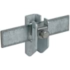 DEHN ITALIA SPA - DEH277240 STAFFA PER PIATTO CON PIASTRA FE/TZN