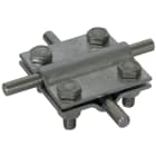 DEHN ITALIA SPA DEH318219 MORSETTO A CROCE SENZA PIASTRA INT. 60X6