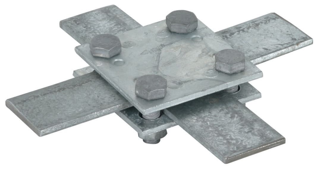 DEHN ITALIA SPA DEH318033 MORSETTO A CROCE FE/TZN PER PT 30/30MM