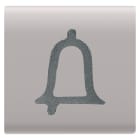 GEWISS - GEWGW13544 TASTO INTERCAMBIABILE - 22X22mm - CAMPANELLO - NATURAL BEIGE SATINATO - CHORUSMART