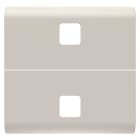 GEWISS - GEWGW13554S TASTO INTERC.2 LENTI 2M NAT.BEIGE