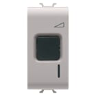 GEWISS - GEWGW13568 REGOLATORE ELETTRONICO A PULSANTE - 230V ac 50/60Hz - RESISTIVO 60-500W / INDUTTIVO 60-500VA - 1 MODULO - NATURAL BEIGE SATINATO - CHORUSMART