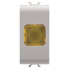 GEWISS - GEWGW13624 SPIA DI SEGNALAZIONE SINGOLA - AMBRA - 1 MODULO - NATURAL BEIGE SATINATO - CHORUSMART