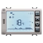 GEWISS - GEWGW13794H CRONOTERMOSTATO PROGRAMMATORE CON GESTIONE UMIDITÀ - KNX - 3 MODULI - NATURAL BEIGE - CHORUSMART