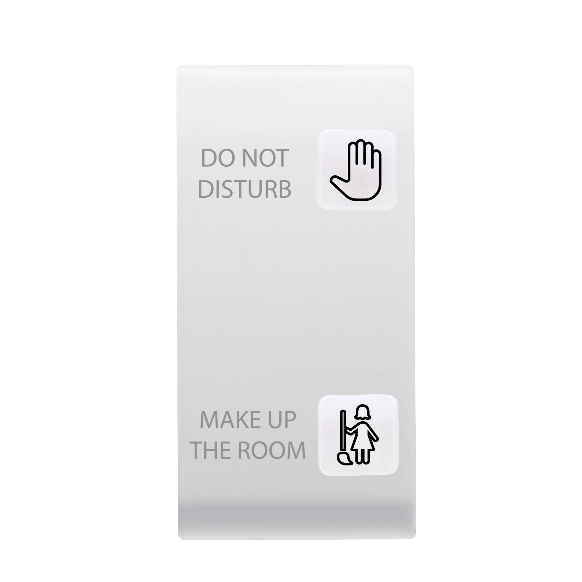 GEWISS - GEWGW10559 TASTO INTERCAMBIABILE PER PULSANTIERA - SOLUZIONE PER HOTEL - 2 LENTI - DND+MUR - 1 MODULO - BIANCO - CHORUSMART