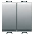 GEWISS - GEWGW14159F PULSANTE+DEVIATORE 2M 1P NA 16AX TITANIO