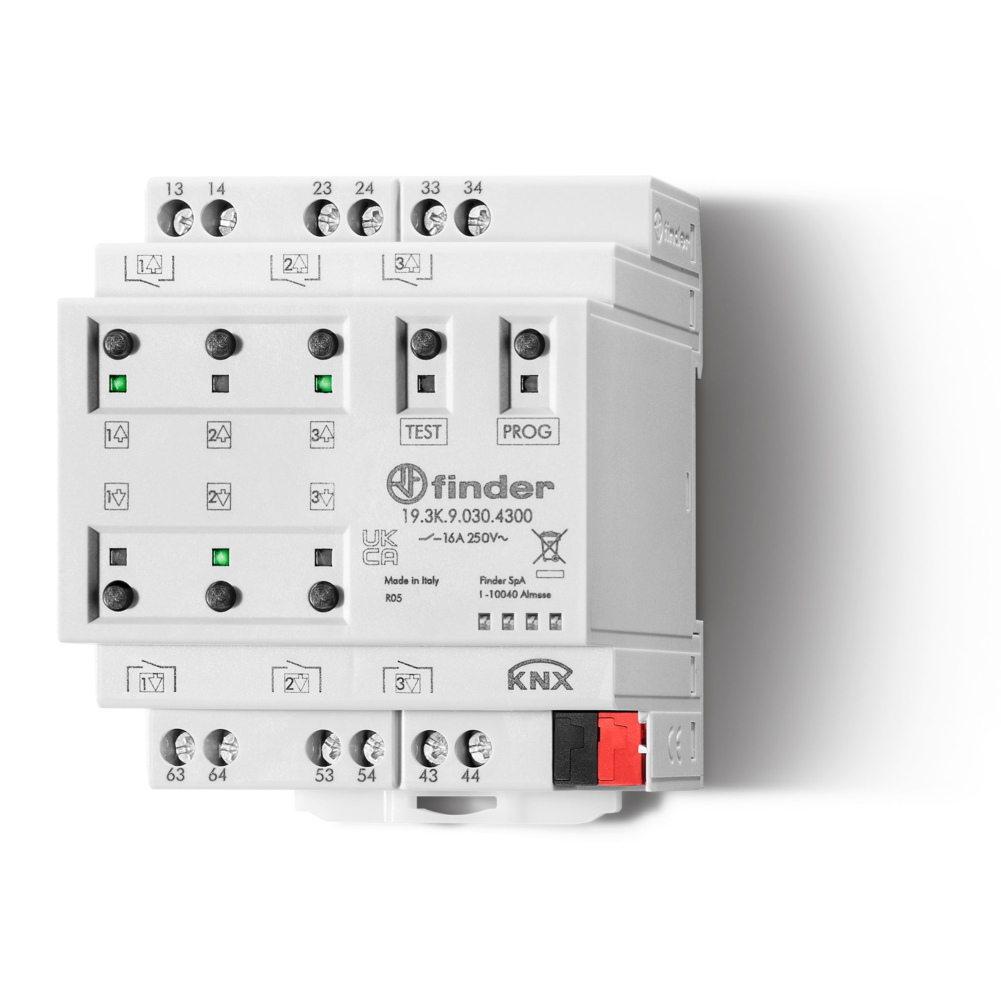 FINDER SPA FIN193K90304300 ATTUATORE TAPPARELLE KNX 3 USCITE
