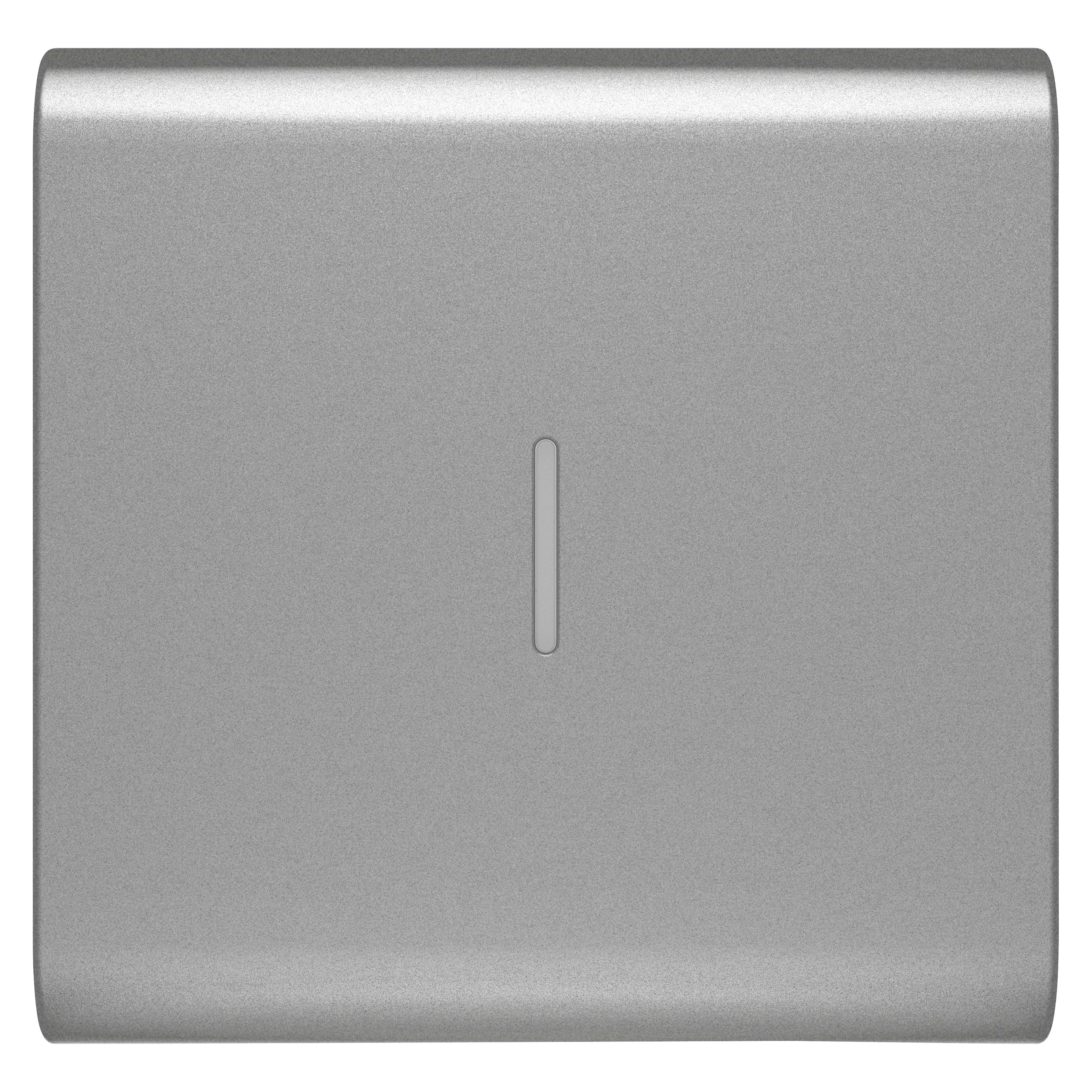 GEWISS - GEWGW14556S TASTO INTERCAMBIABILE PER COMANDI ASSIALI - CON DIFFUSORE - 2 MODULI - TITANIO - CHORUSMART