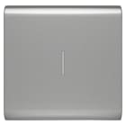 GEWISS - GEWGW14556S TASTO INTERC.CON DIFFUSORE 2M TITANIO