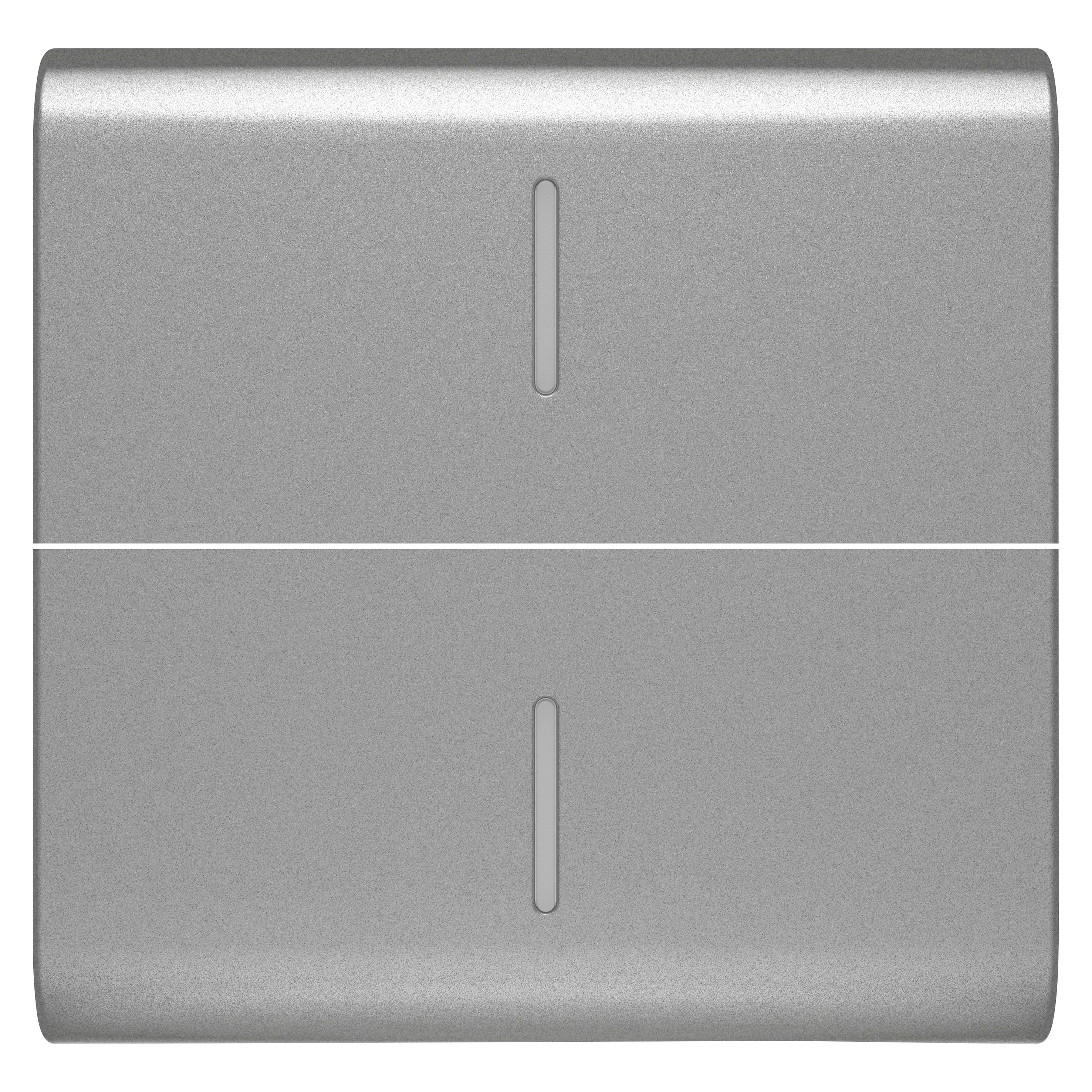 GEWISS - GEWGW14558S TASTO INTERC.2 DIFFUSORI 2M TITANIO