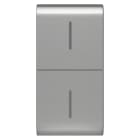GEWISS - GEWGW14819 TASTO INTERCAMBIABILE PER PULSANTIERA CONNESSA ECO - 1 MODULO - TITANIO - CHORUSMART